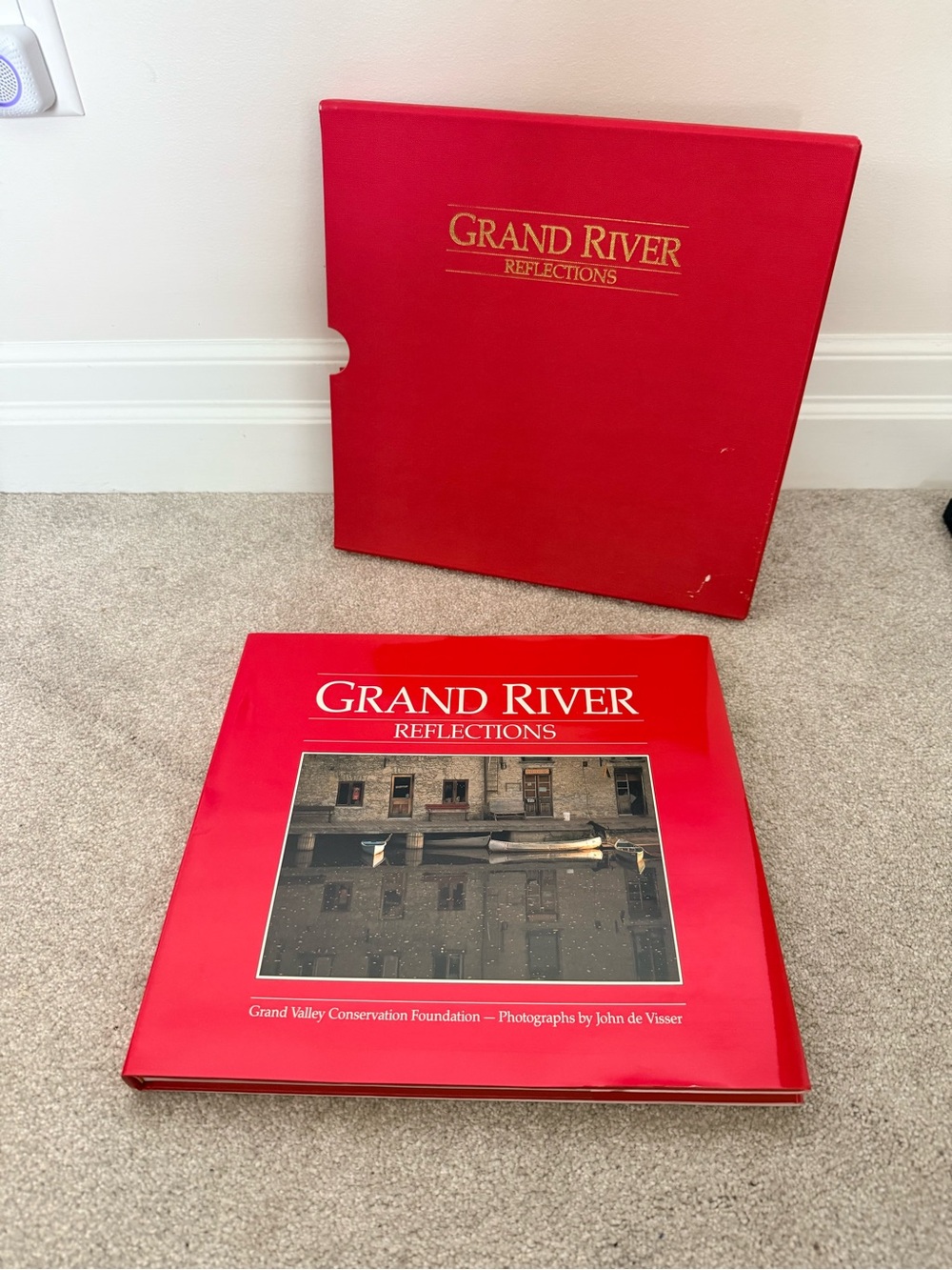 Grand River Reflections Hardcover Coffee Table Book - Red